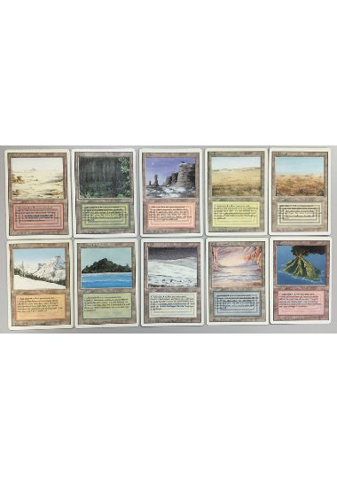(英)第3版 リバイズド デュアルランド 10種セット 1枚 / Revised Dual Land Set【3ED】