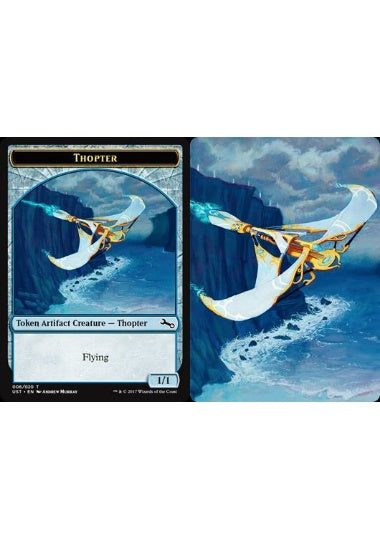 (英)【Foil】飛行機械トークン / Thopter Token【UST-TOKEN】 No.006