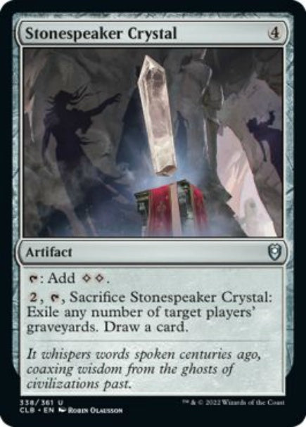 (英)【Foil】ストーンスピーカー・クリスタル / Stonespeaker Crystal【CLB】 No.338