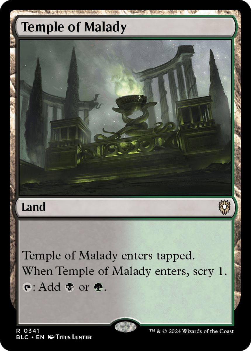 (英)疾病の神殿 / Temple of Malady【BLC】 No.341