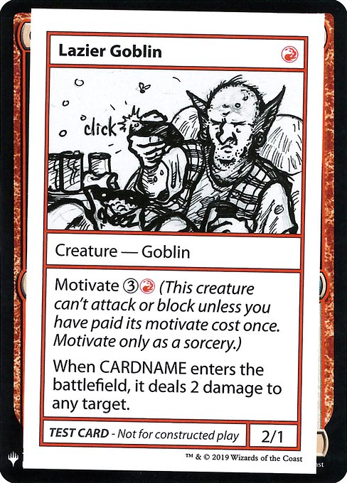 (英)Lazier Goblin【MB1-TEST】 No.056