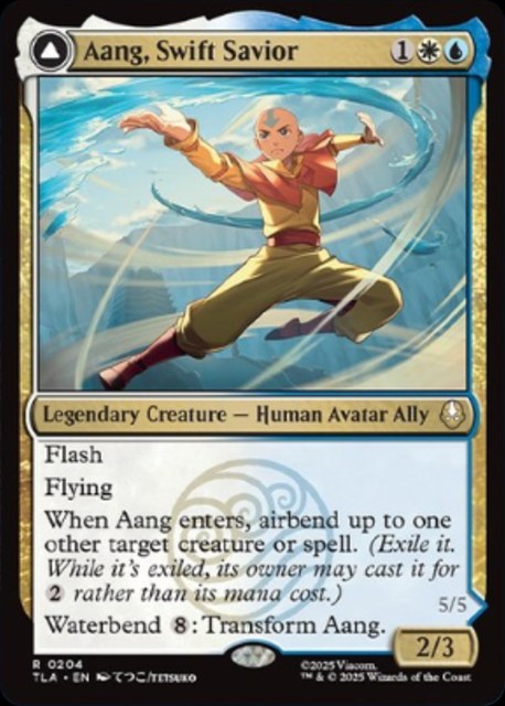 (英)素早き救済者、アン - 大海の憤怒、アンとラー / Aang, Swift Savior - Aang and La, Ocean's Fury【TLA】 No.204