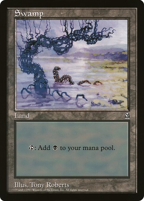 (英)沼 / Swamp【PRM】 アリーナプロモ 【Oversized Card】 BIG-PRM-013 ※トーナメントで使用することはできません。