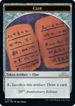 (英)手掛かりトークン / Clue Token【30A-TOKEN】 No.012