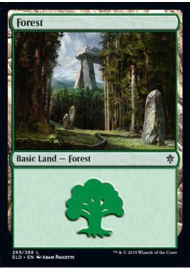 (英)【Foil】森 / Forest【ELD】 No.269