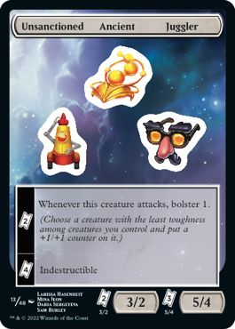 (英)Unsanctioned Ancient Juggler Sticker【UNF-STICKER】 No.013