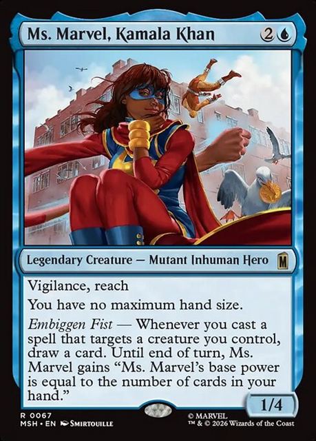 (英)【Foil】ミズ・マーベル、カマラ・カーン / Ms. Marvel, Kamala Khan【MSH】 No.067