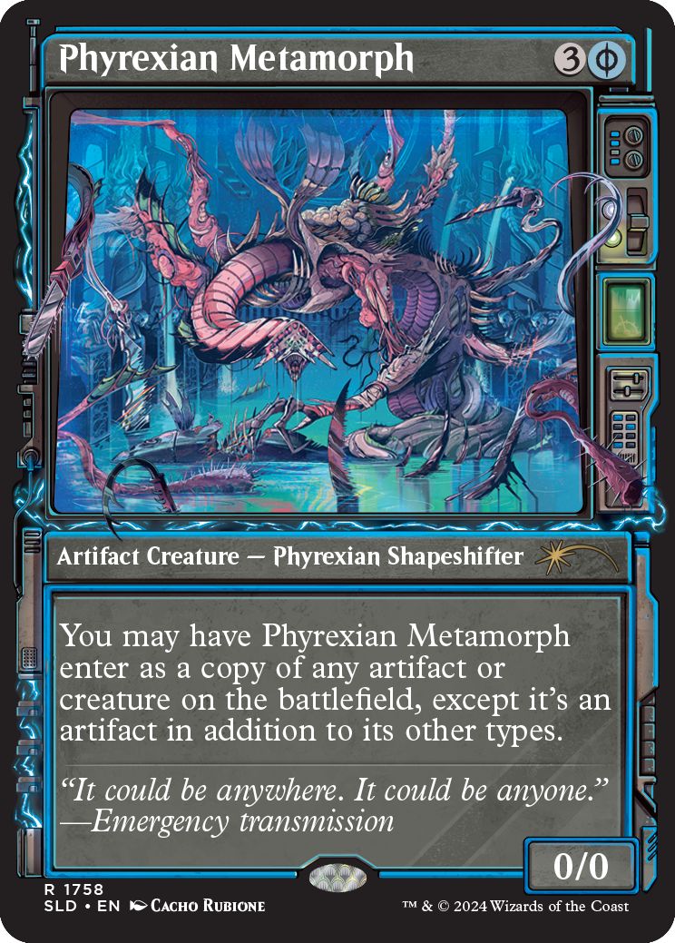 (英)【Foil】ファイレクシアの変形者 / Phyrexian Metamorph【SLD】Showcase: Duskmourn No.1758