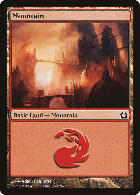(英)【Foil】山 / Mountain【RTR】 No.267