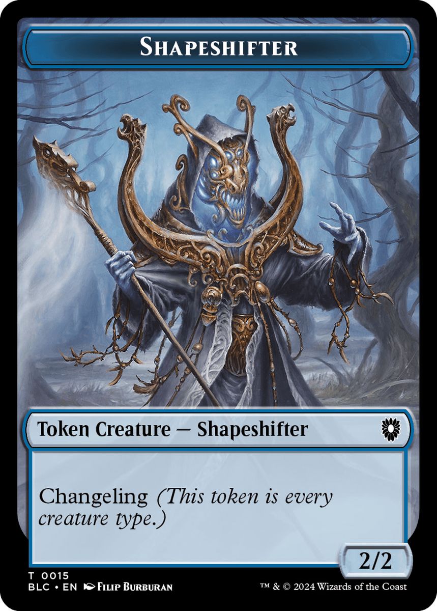 (英)多相の戦士トークン / Shapeshifter Token No.015 - 邪魔者トークン / Pest Token【BLC-TOKEN】 No.034