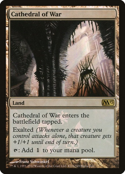 (英)【Foil】戦の大聖堂 / Cathedral of War【PRM】Box購入プロモ No.034