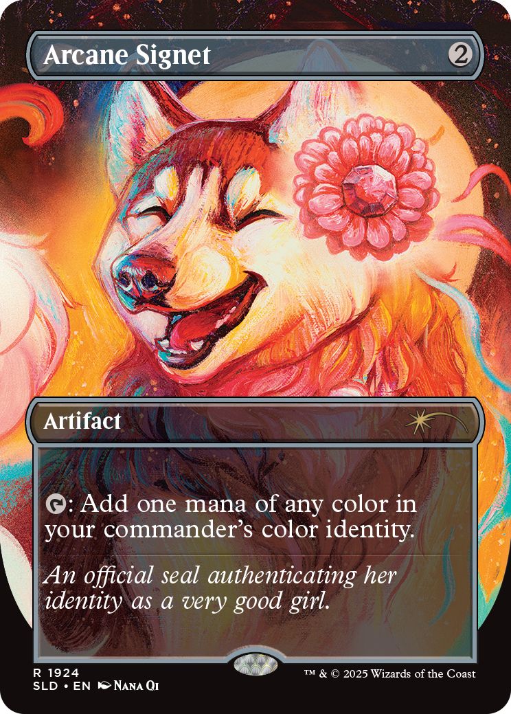 (英)秘儀の印鑑 / Arcane Signet【SLD】 Dogs Are Better Than Cats No.1924