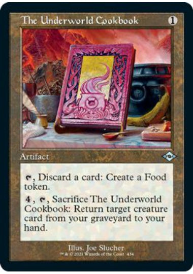 (英)【エッチングFoil】地獄料理書 / The Underworld Cookbook ★ショーケース枠★(旧枠加工カード) 【MH2】 No.434