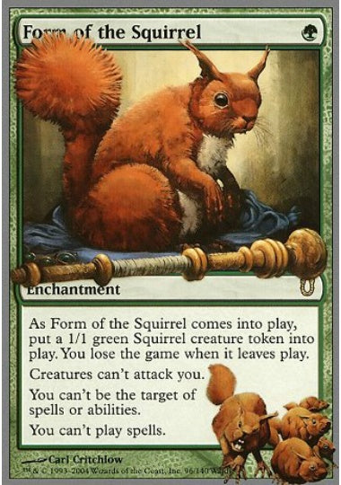 (英)【Foil】Form of the Squirrel 【UNH】 No.096