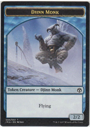 (英)ジン・モンクトークン / Djinn Monk Token【IMA-TOKEN】 No.004