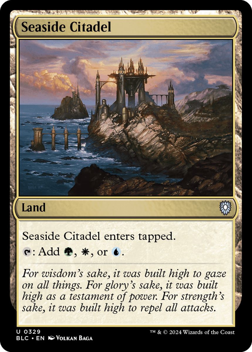 (英)海辺の城塞 / Seaside Citadel【BLC】 No.329