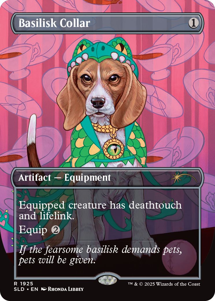 (英)【Foil】バジリスクの首輪 / Basilisk Collar【SLD】 Dogs Are Better Than Cats No.1925