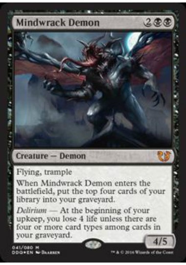 (英)【Foil】精神壊しの悪魔 / Mindwrack Demon【BVSC】絵違いFoil No.041