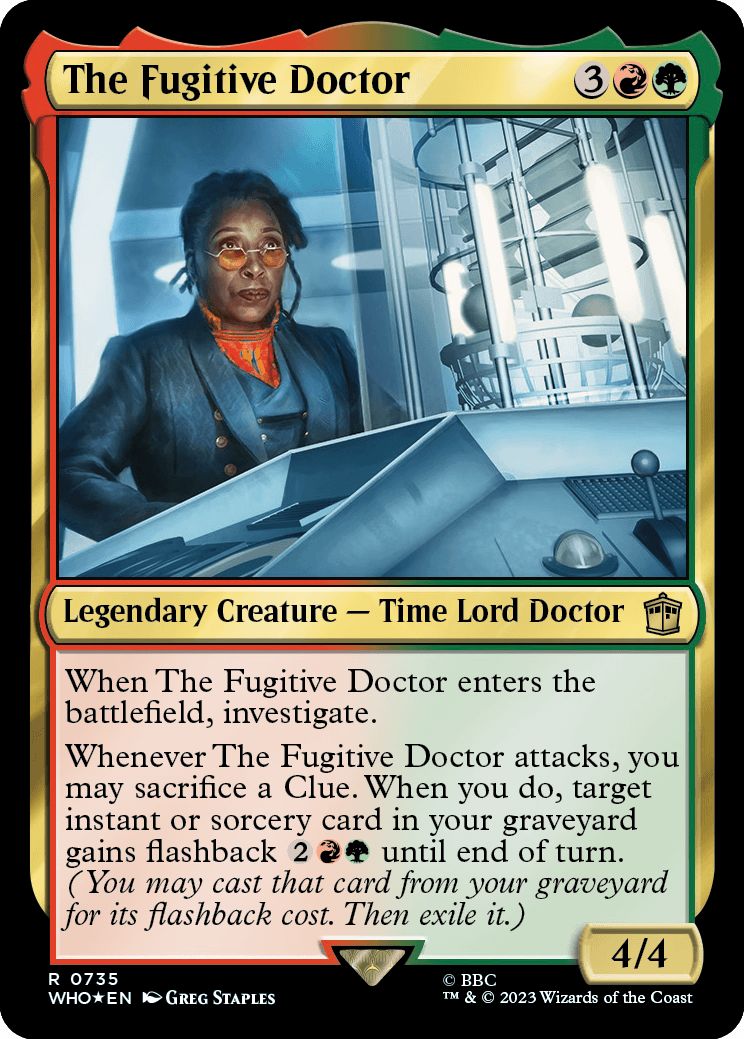 (英)【Surge-Foil】逃亡ドクター / The Fugitive Doctor【WHO】 No.0735