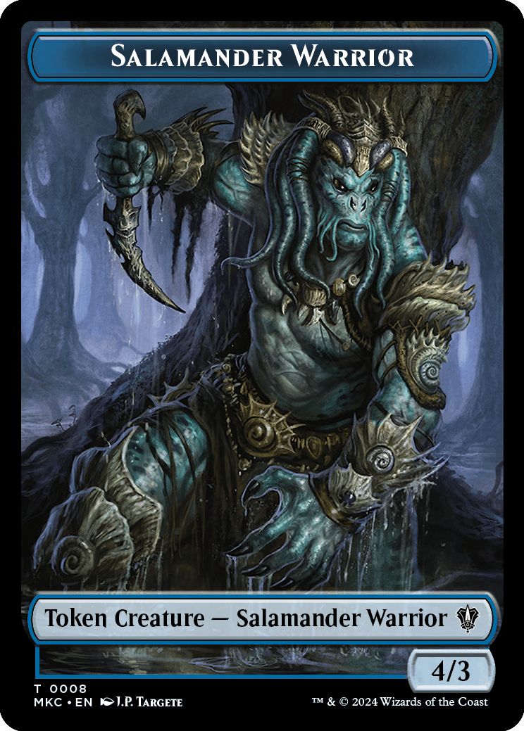 (英)サラマンダー・戦士トークン / Salamander Warrior Token No.008 - ゾンビトークン / Zombie Token【MKC-TOKEN】 No.011