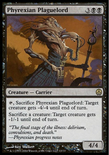 (英)ファイレクシアの疫病王 / Phyrexian Plaguelord【PVSC】 No.013