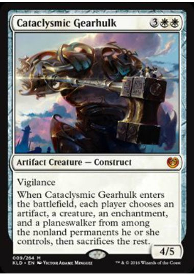 (英)【Foil】激変の機械巨人 / Cataclysmic Gearhulk【KLD】 No.009