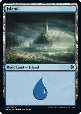 (英)【Foil】島 / Island【DMU】 No.265