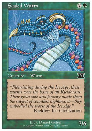 (英)甲鱗のワーム / Scaled Wurm【6ED】 No.251