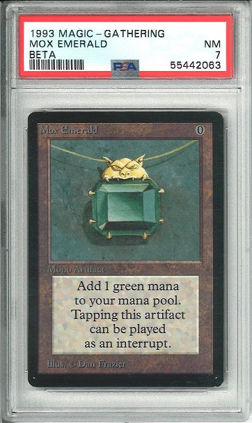 [鑑定品](英)Mox Emerald【BETA】 PSA7 ID:55442063