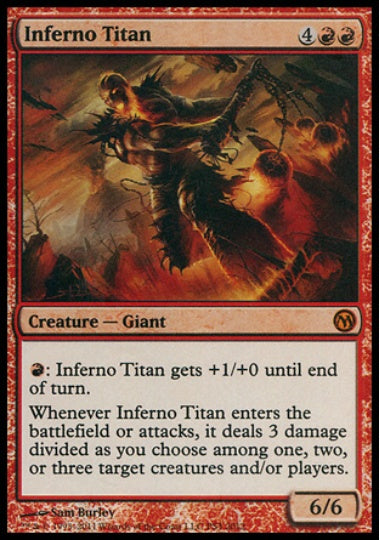 (英)【Foil】業火のタイタン / Inferno Titan【PRM】DotP2012プロモ No.003