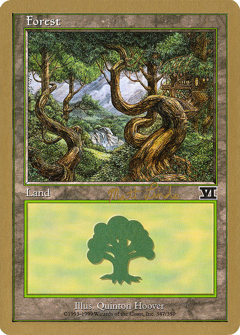 (英)森 / Forest【WC99】 World Championship Decks 1999 Matt Linde 金枠 No.098