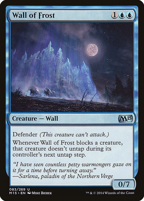 (英)霜の壁 / Wall of Frost【M15】 No.083
