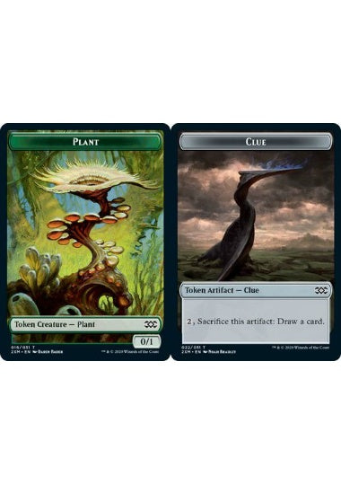 (英)【Foil】植物トークン / Plant TokenNo.016 - 手掛かりトークン / Clue Token【2XM-TOKEN】 No.022