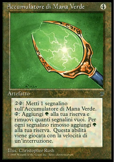 (イタリア語)Accumulatore di Mana Verde / Green Mana Battery【LEG】 No.279