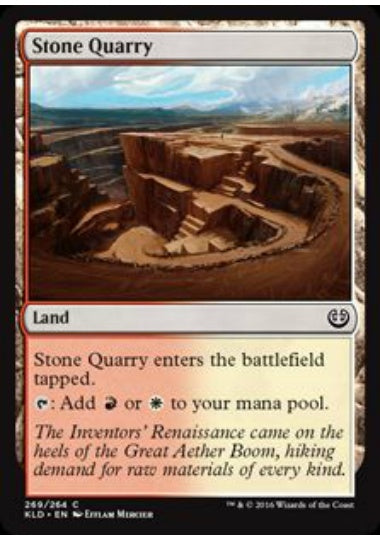 (英)採石場 / Stone Quarry【KLD】 プレインズウォーカーデッキ収録 No.269