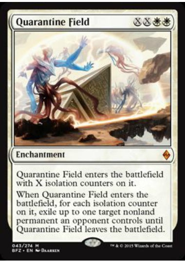 (英)【Foil】隔離の場 / Quarantine Field【BFZ】 No.043