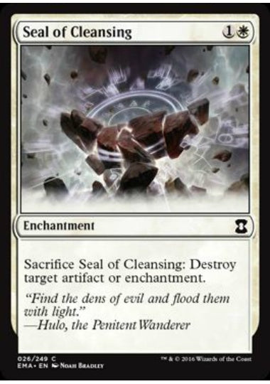 (英)【Foil】浄化の印章 / Seal of Cleansing【EMA】 No.026