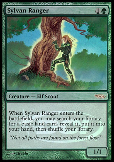 (英)【Foil】森のレインジャー / Sylvan Ranger【PRM】ゲートウェイプロモ No.047