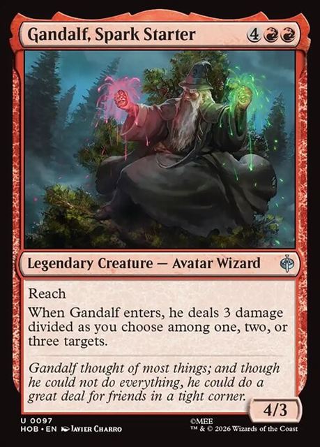 【予約商品】(英)火花熾し、ガンダルフ / Gandalf, Spark Starter【HOB】 No.097