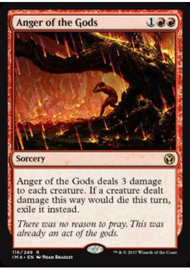 (英)【Foil】神々の憤怒 / Anger of the Gods【IMA】 No.116