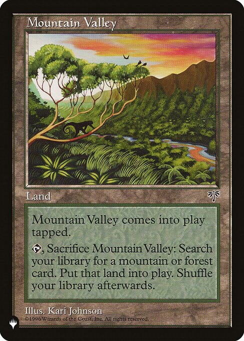 (英)山峡 / Mountain Valley【MIR】 PWシンボル付き再販 No.328