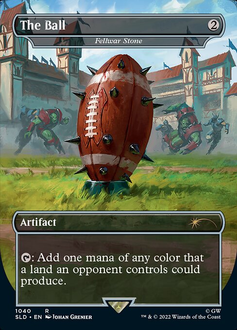 (英)The Ball[友なる石 / Fellwar Stone]【SLD】 Secret Lair x Blood Bowl No.1040