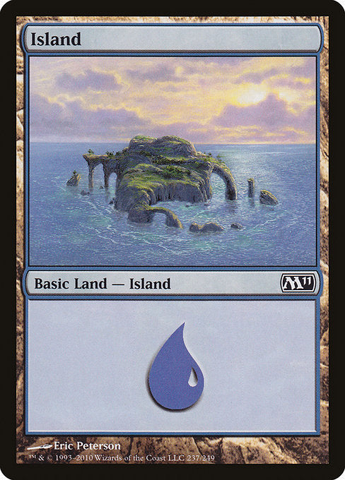 (英)【Foil】島 / Island【M11】 No.237