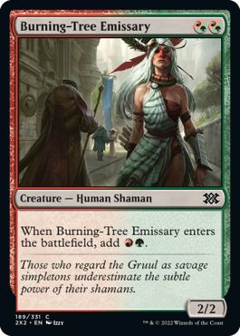 (英)炎樹族の使者 / Burning-Tree Emissary【2X2】 No.189