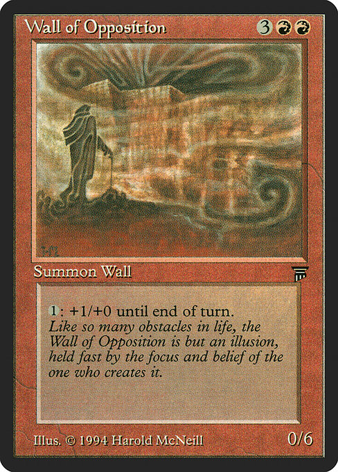 (英)対峙の壁 / Wall of Opposition【LEG】 No.171