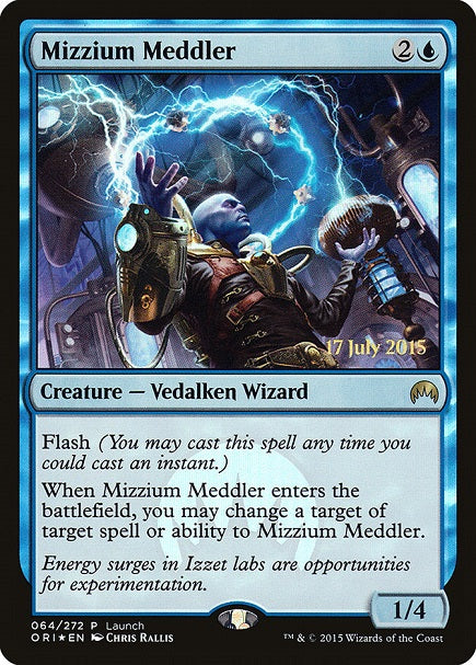 (英)【Foil】ミジウムの干渉者 / Mizzium Meddler【PRM】発売記念週末プロモ No.079