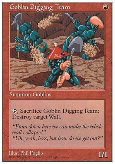 (英)ゴブリン穴掘り部隊 / Goblin Digging Team【5ED】 No.234