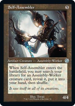 (英)【Foil】自己組立機械 / Self-Assembler【BRR】旧枠加工カード No.051