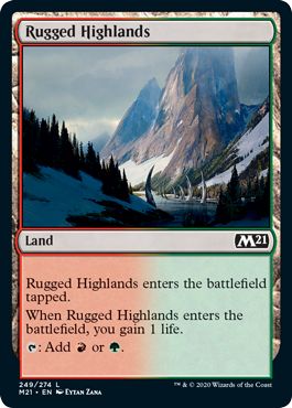 (英)岩だらけの高地 / Rugged Highlands【M21】 No.249