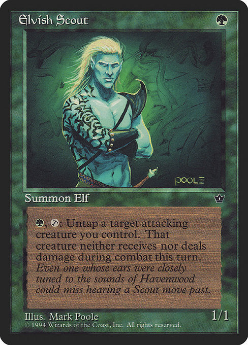 (英)Elvish Scout 【FEM】 (Mark Poole) No.068A